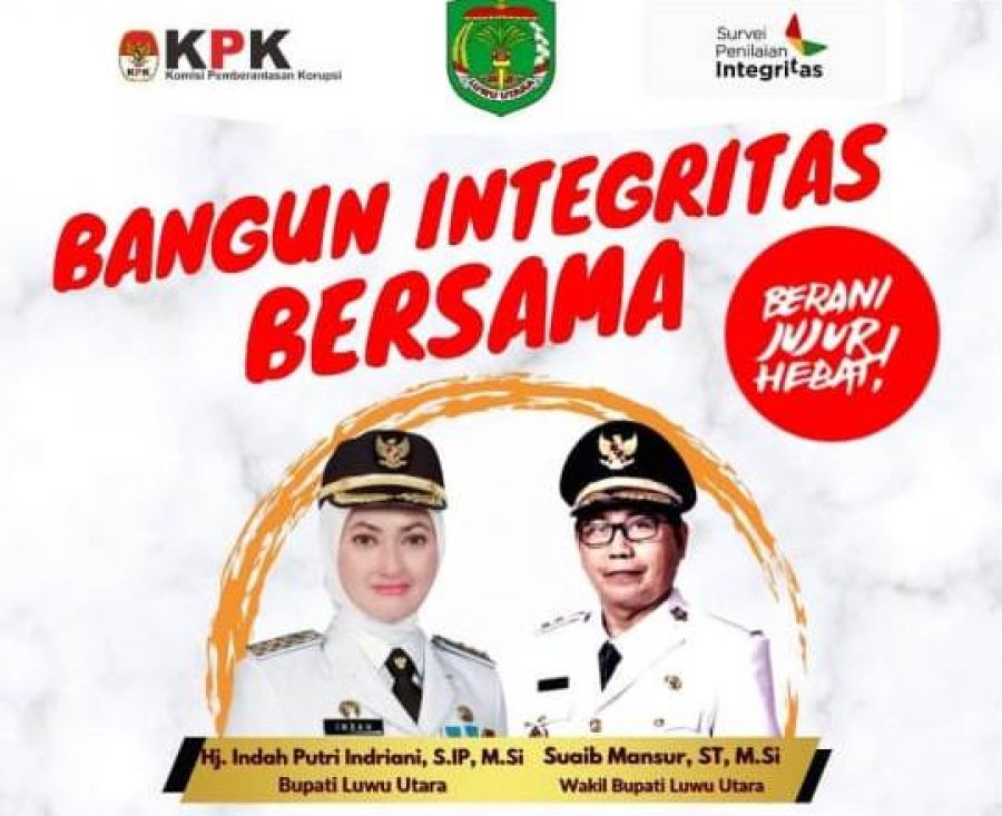 KPK Rilis Hasil Survei Penilaian Integritas, Luwu Utara Tertinggi di Sulsel